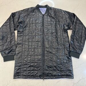 Cotopaxi NWOT Kusa Parka XXL Black Purple Quilted Refersible Pockets Jacket Coat